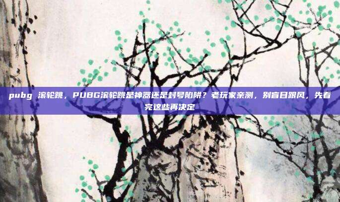 pubg 滚轮跳，PUBG滚轮跳是神器还是封号陷阱？老玩家亲测，别盲目跟风，先看完这些再决定