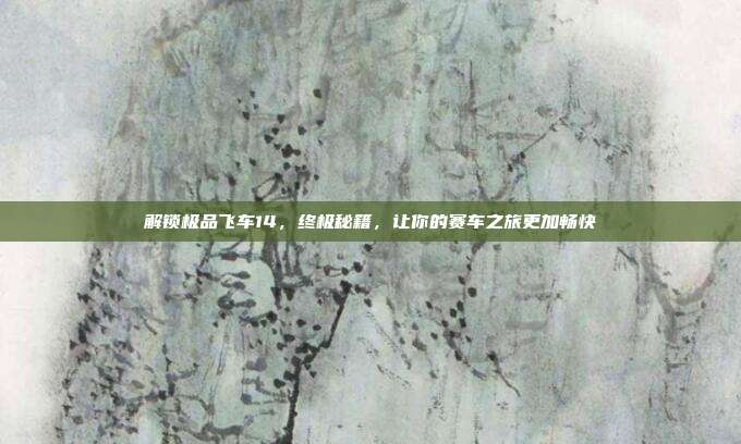 解锁极品飞车14,终极秘籍,让你的赛车之旅更加畅快