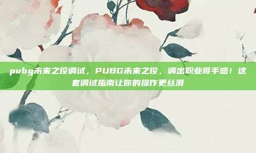 pubg未来之役调试，PUBG未来之役，调出职业哥手感！这套调试指南让你的操作更丝滑