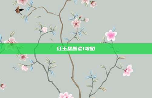 红玉圣殿老1攻略