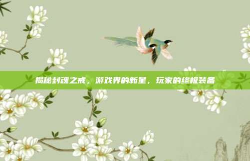 揭秘封魂之戒,游戏界的新星,玩家的终极装备