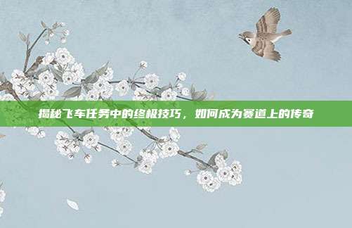 揭秘飞车任务中的终极技巧,如何成为赛道上的传奇