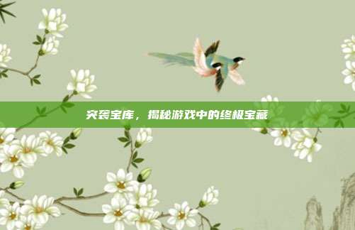 突袭宝库,揭秘游戏中的终极宝藏
