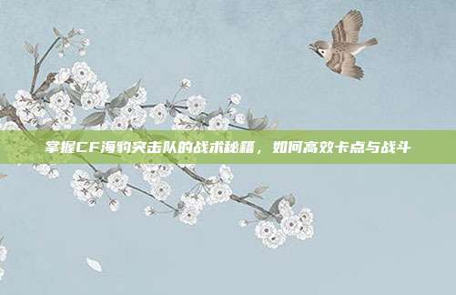 掌握CF海豹突击队的战术秘籍,如何高效卡点与战斗