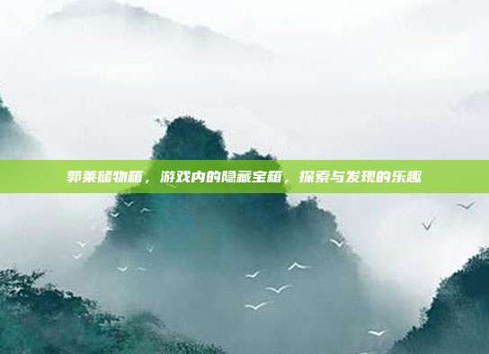 郭莱储物箱,游戏内的隐藏宝箱,探索与发现的乐趣