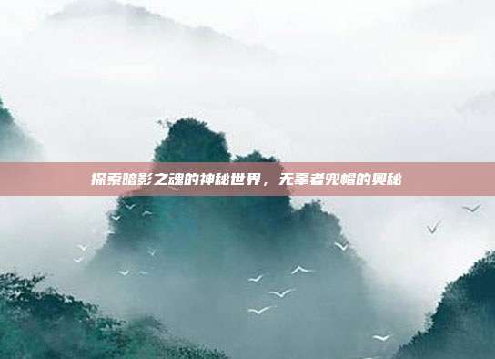 探索暗影之魂的神秘世界,无辜者兜帽的奥秘