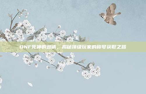 DNF死神的邀请,揭秘顶级玩家的称号获取之路
