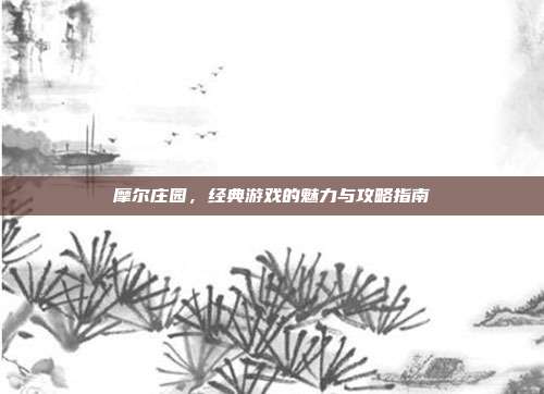 摩尔庄园,经典游戏的魅力与攻略指南