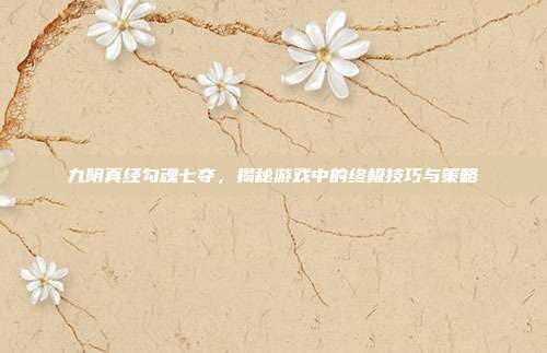 九阴真经勾魂七夺,揭秘游戏中的终极技巧与策略