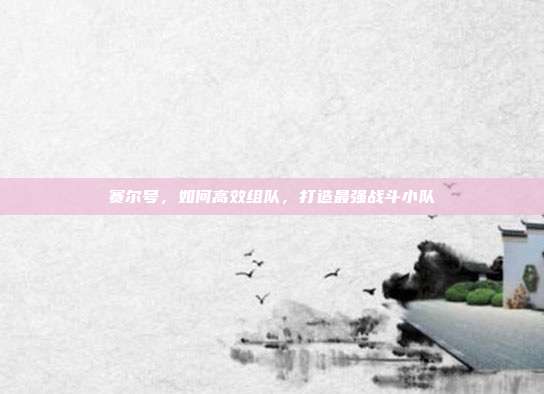 赛尔号,如何高效组队,打造最强战斗小队