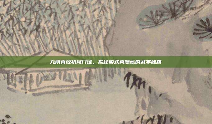 九阴真经初窥门径,揭秘游戏内隐藏的武学秘籍