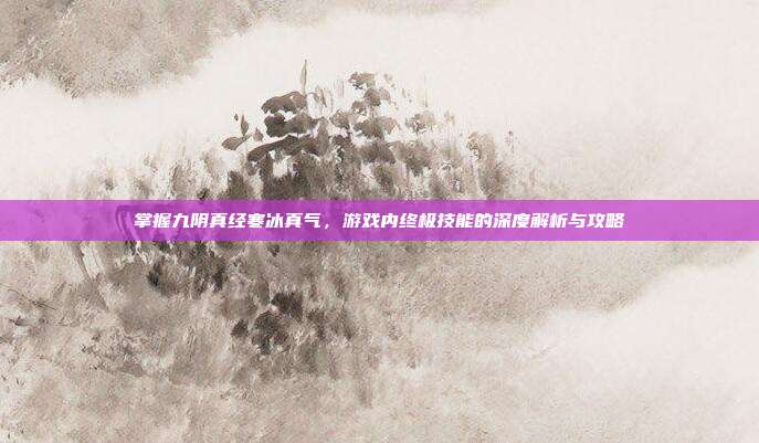 掌握九阴真经寒冰真气,游戏内终极技能的深度解析与攻略