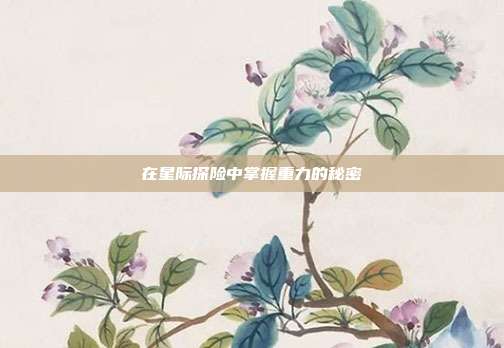 在星际探险中掌握重力的秘密