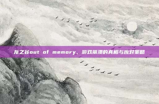 龙之谷out of memory,游戏崩溃的真相与应对策略