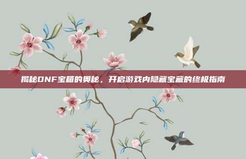 揭秘DNF宝箱的奥秘,开启游戏内隐藏宝藏的终极指南