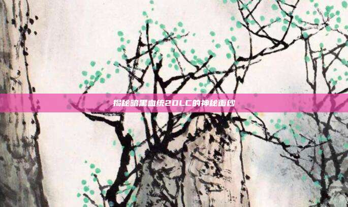 揭秘暗黑血统2DLC的神秘面纱