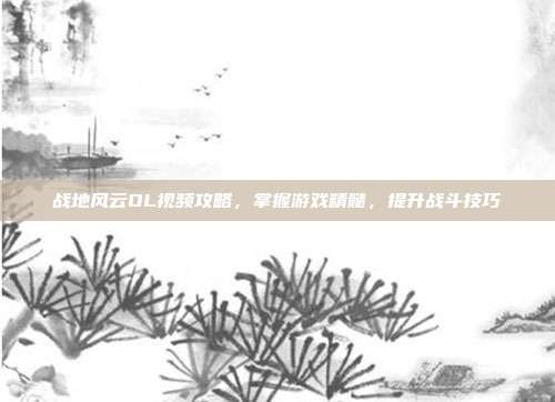 战地风云OL视频攻略,掌握游戏精髓,提升战斗技巧