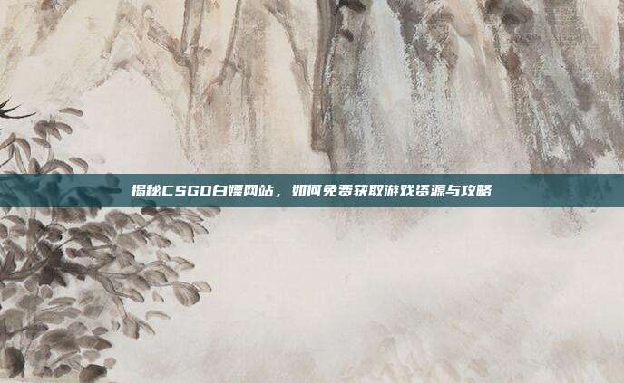揭秘CSGO白嫖网站,如何免费获取游戏资源与攻略
