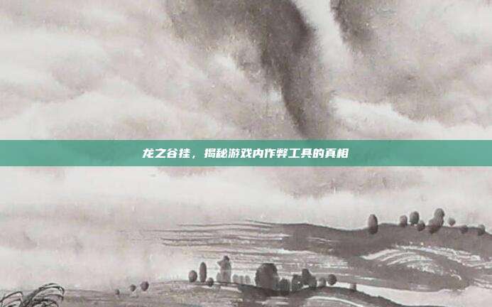 龙之谷挂,揭秘游戏内作弊工具的真相