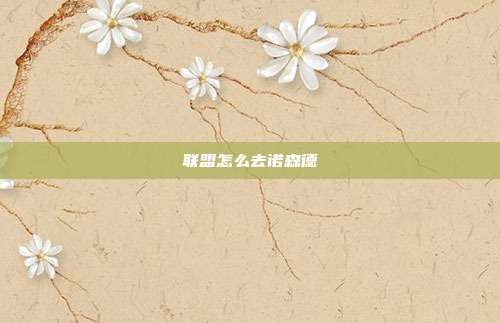 联盟怎么去诺森德
