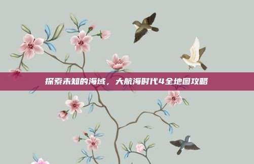 探索未知的海域,大航海时代4全地图攻略