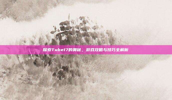 探索Tube17的奥秘,游戏攻略与技巧全解析