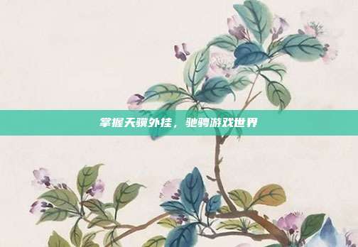 掌握天骥外挂,驰骋游戏世界