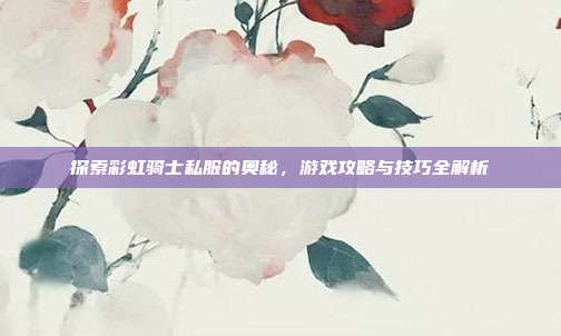 探索彩虹骑士私服的奥秘,游戏攻略与技巧全解析