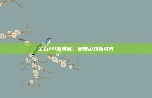 宝石TD双螺旋,探索游戏新境界