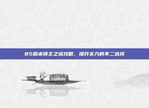 85版本领主之塔攻略,提升实力的不二选择