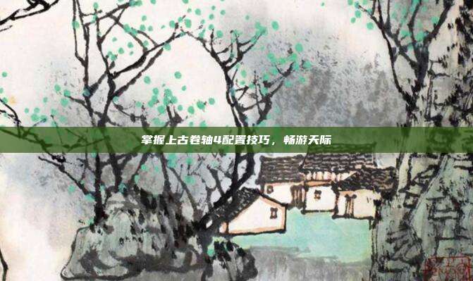 掌握上古卷轴4配置技巧,畅游天际