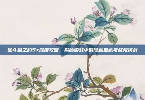 星斗盘之约5x深度攻略,揭秘游戏中的隐藏宝藏与终极挑战