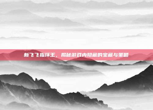 新飞飞指环王,揭秘游戏内隐藏的宝藏与策略