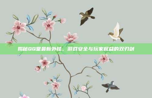 揭秘QQ堂最新外挂,游戏安全与玩家权益的双刃剑