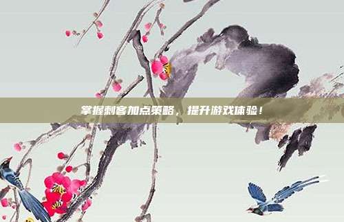 掌握刺客加点策略,提升游戏体验!