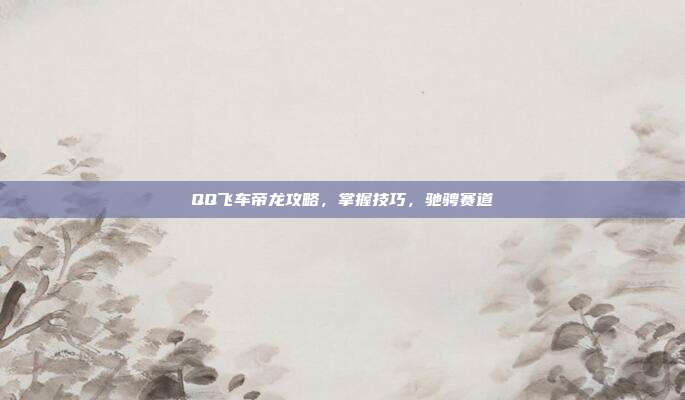 QQ飞车帝龙攻略,掌握技巧,驰骋赛道