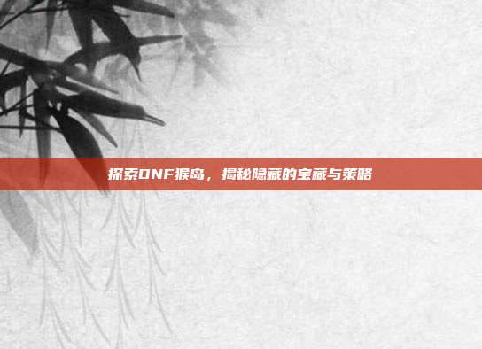 探索DNF猴岛,揭秘隐藏的宝藏与策略