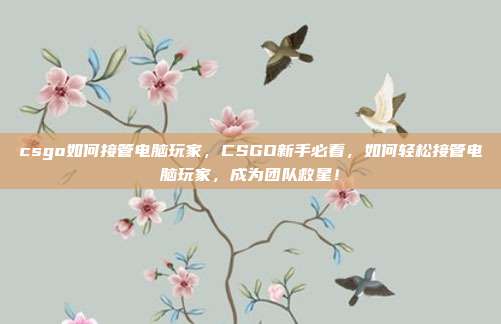 csgo如何接管电脑玩家，CSGO新手必看，如何轻松接管电脑玩家，成为团队救星！