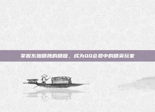 掌握东珈精鹰的精髓,成为QQ会员中的精英玩家