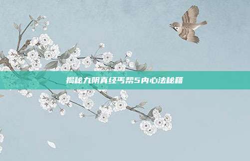 揭秘九阴真经丐帮5内心法秘籍