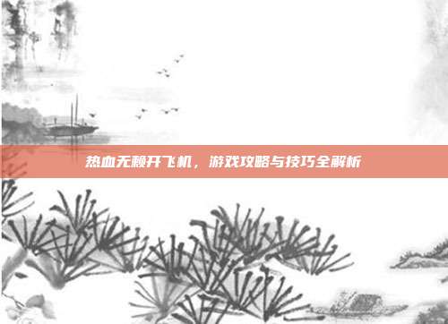 热血无赖开飞机，游戏攻略与技巧全解析
