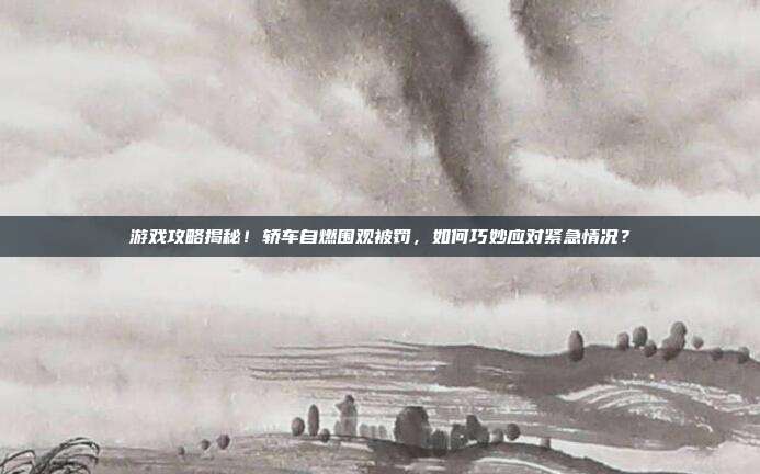 游戏攻略揭秘!轿车自燃围观被罚,如何巧妙应对紧急情况?