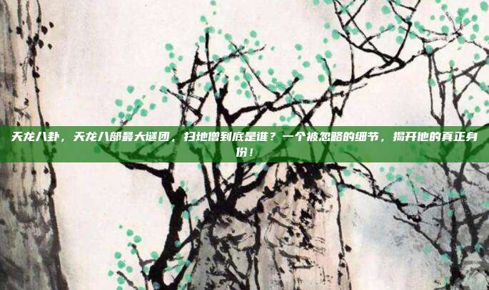 天龙八卦，天龙八部最大谜团，扫地僧到底是谁？一个被忽略的细节，揭开他的真正身份！