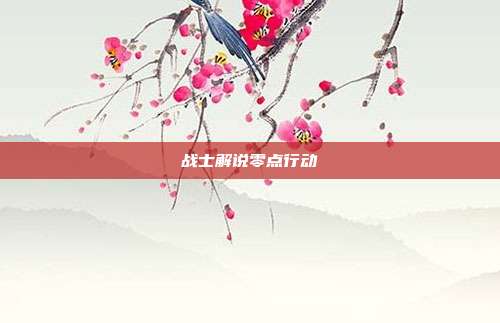 战士解说零点行动