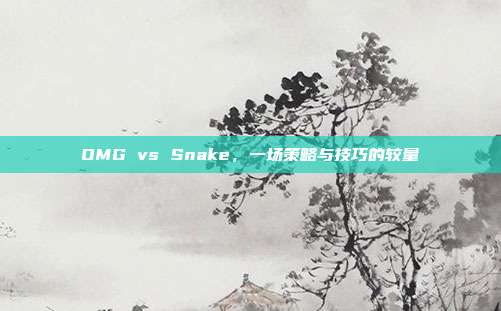 OMG vs Snake，一场策略与技巧的较量