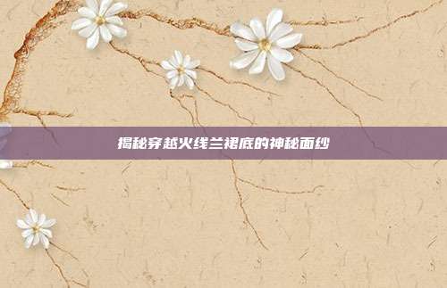 揭秘穿越火线兰裙底的神秘面纱