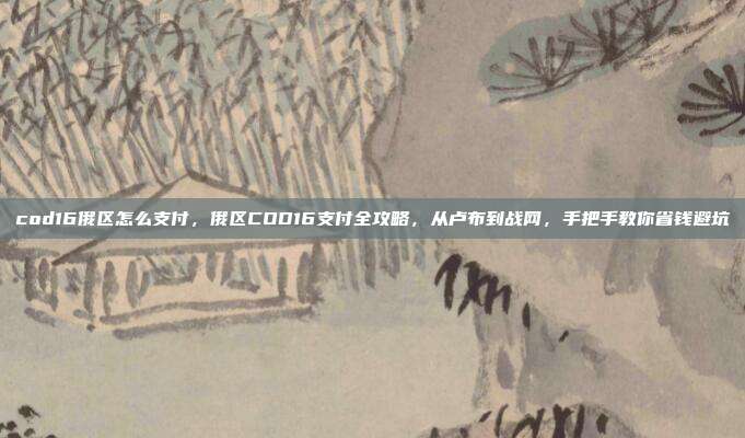 cod16俄区怎么支付，俄区COD16支付全攻略，从卢布到战网，手把手教你省钱避坑