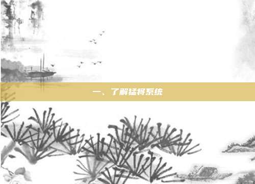 一、了解猛将系统