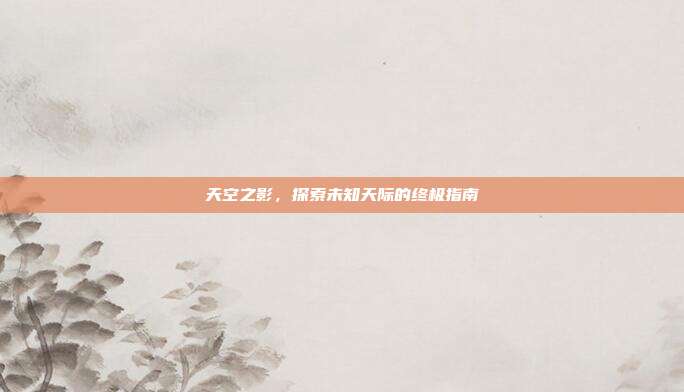 天空之影,探索未知天际的终极指南