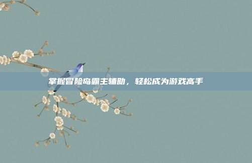掌握冒险岛霸主辅助，轻松成为游戏高手